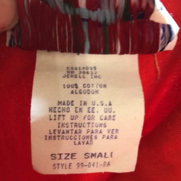 Red southwestern shirt jacket - Picture 3 of 8